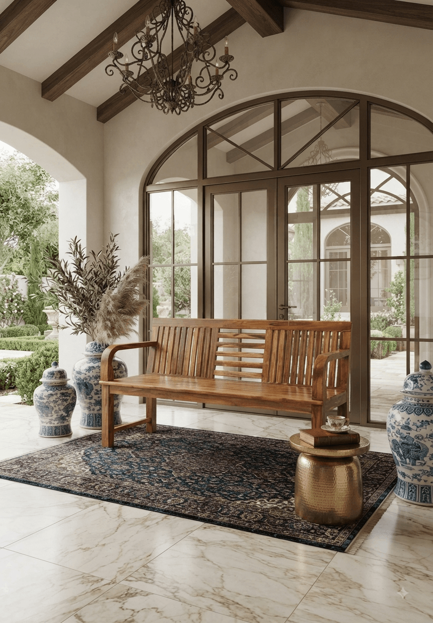 Artisan Nilambur lounge armchair with traditional joinery.
