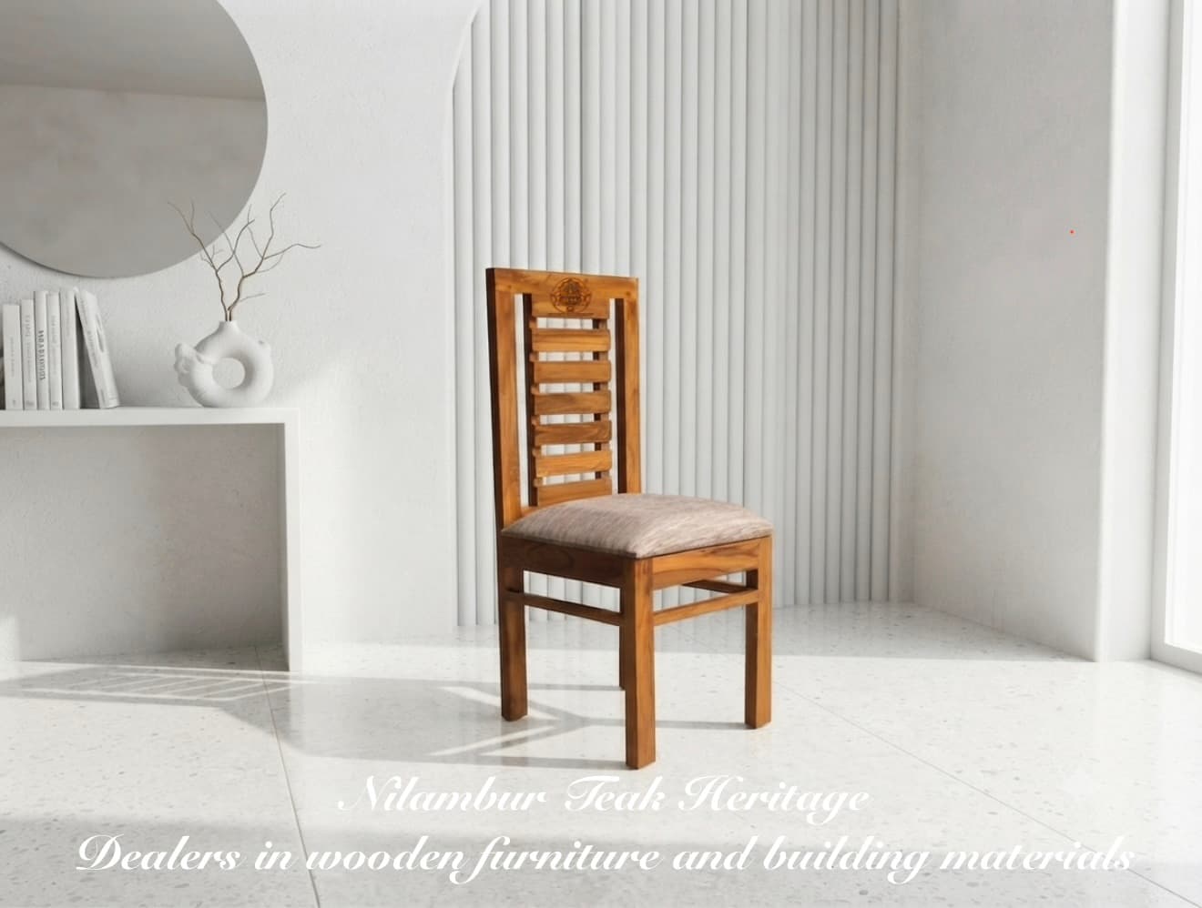 Solid Wood Upholstered Dining Chair