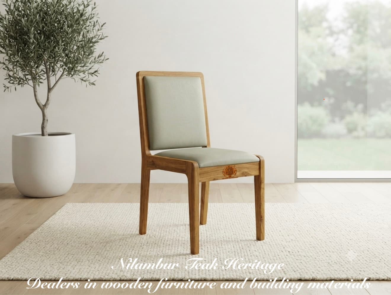 Fully Upholstered Panel Dining Chair