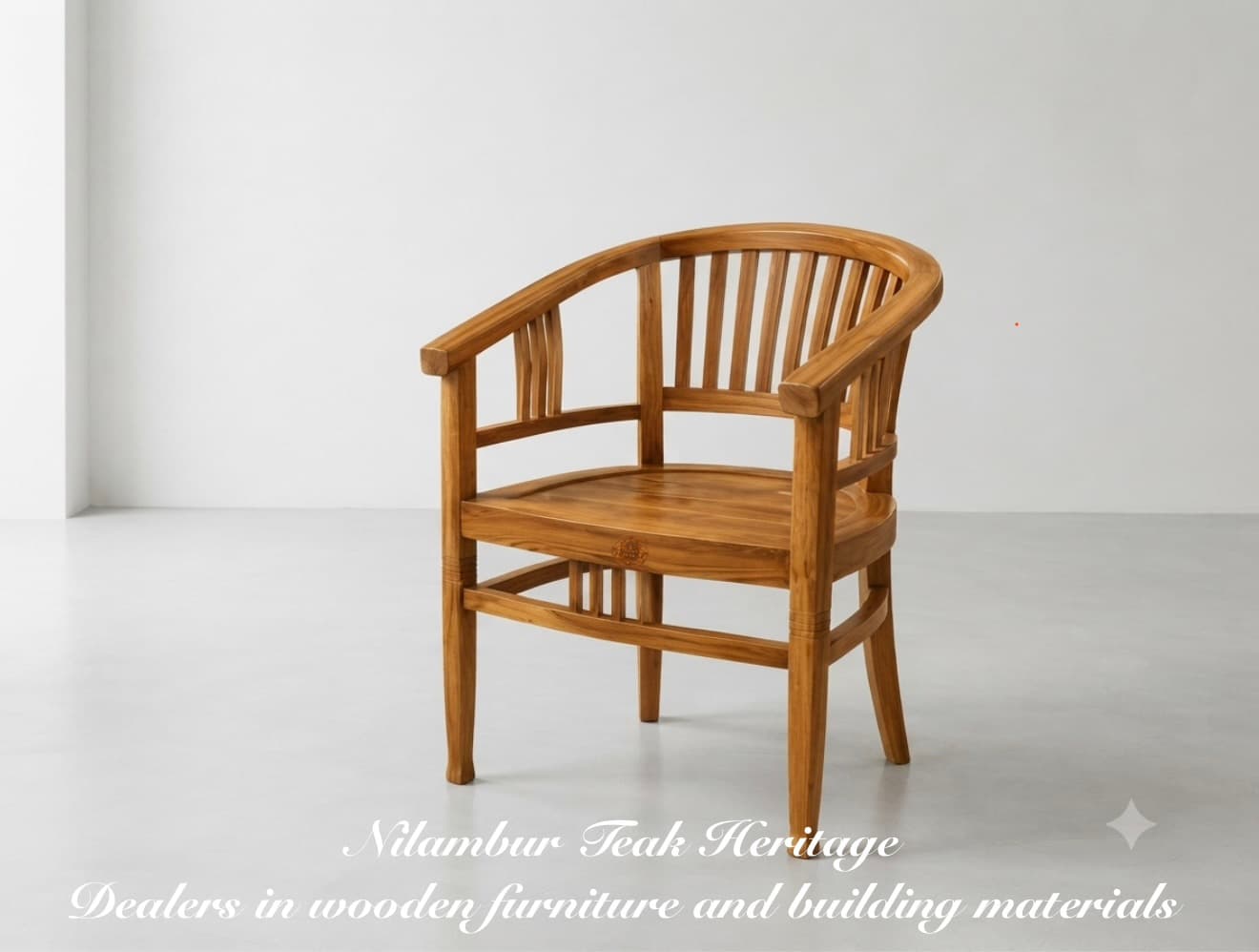 Semi-Circular Barrel Bedroom Accent Chair